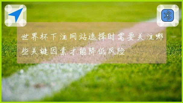 世界杯下注网站选择时需要关注哪些关键因素才能降低风险